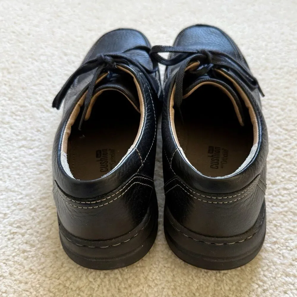 Clark's Mens Size US 10 M Black Leather Lace Shoe Rubber Sole  Model 26086214